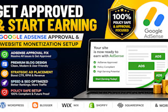 fix google adsense approval website monetization setup ads placement blog design