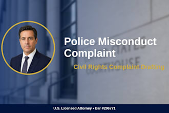 draft a powerful police misconduct civil right complaint