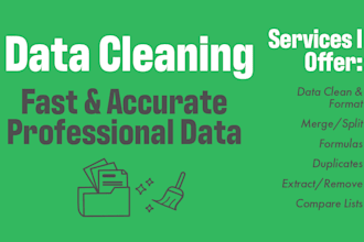clean and format excel data