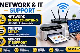 fix network issues, wifi, lan, IP configuration remotely