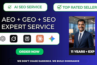 aeo, GEO, ai SEO to rank you chatgpt, gemini, grok