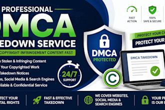 remove copyright infringement content fast