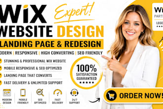 build wix lead generation form page wix sales page design