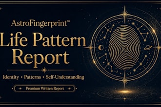 create your astrofingerprint life pattern report