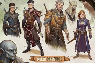 craft unforgettable dnd fantasy rpg character designs for iconic campaigns