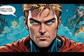 comic book illustration graphic novel comic