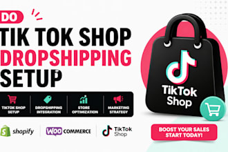 do tik tok shop dropshipping setup tiktok shop  shopify woocommerce marketing