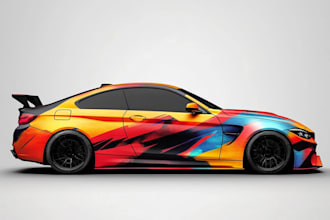 do car wrap, van wrap design vehicle wrap