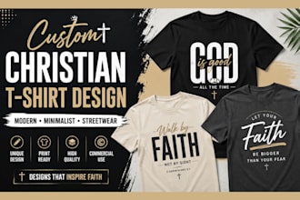 do custom christian t shirt design church modern typographic streetwear hoodie
