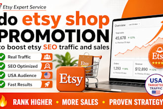 do etsy shop promotion to boost etsy SEO traffic and sales