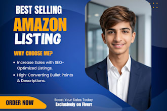do expert amazon product listing optimization and SEO copywriting