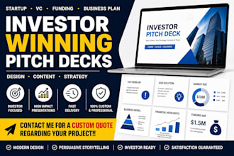 investor pitch deck, startup funding, vc ready presentation,business plan expert