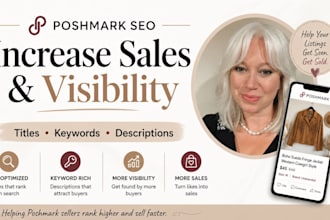 optimize your poshmark listings for SEO visibility and sales