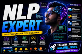 be your nlp expert for custom nlp, llm, and rag applications