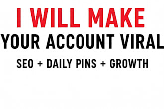 be your pinterest manager plus create viral pins