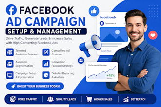 run and manage facebook ads for your business