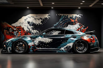 draw car wrap vehicle wrap truck wrap racing car wrap