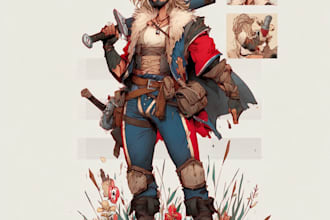 intricate dnd fantasy rpg character art inspired by your world