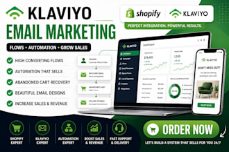 setup klaviyo email flows abandoned cart recovery and shopify email automation