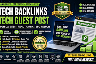 build tech backlinks through tech guest post outreach
