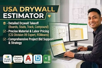 do drywall framing takeoff and cost estimation
