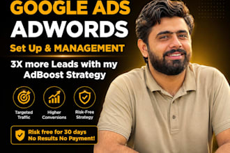 setup and manage google adwords ads ppc campaign