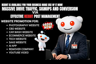 reddit seo post for tech car wash mechanic company photography coffee ai website