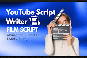 write a professional youtube script, short film script