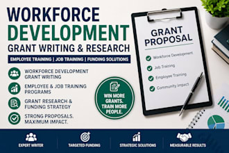 do workforce development employee training funding grant proposal, grant writing