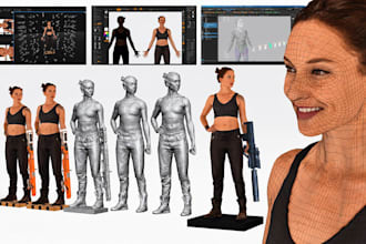 do professional 3d mesh cleanup, retopology and scan data optimization