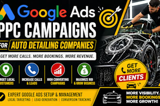 setup google ads ppc campaign for auto detailing and car towing company