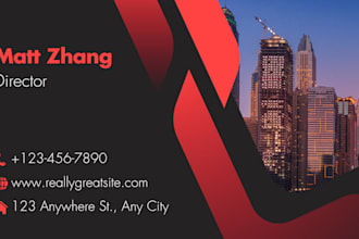 make visiting card for your business