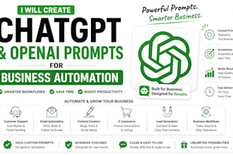 create chatgpt prompt  openai prompt for business automation