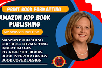 self help print book publishing, amazon kdp book formatting epub and kpf