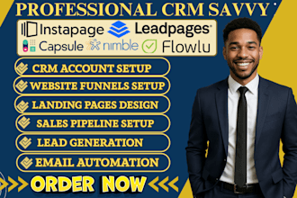 build website funnels using capsule crm flowlu nimble crm leadpage instapage crm