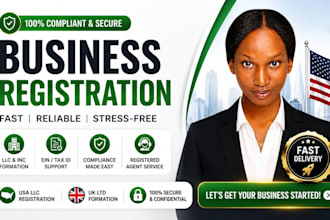 do llc registration, company formation, ein setup