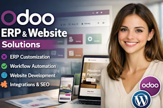 customize odoo erp and build odoo website