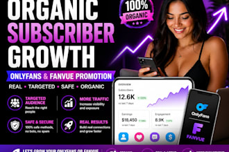 grow your onlyfans or fanvue  with real organic targeted subscribers