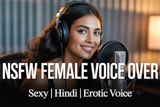 record a natural female voice, radio broadcast transition sound effects