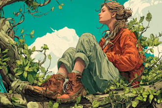 draw comic book illustration with comic book illustrator