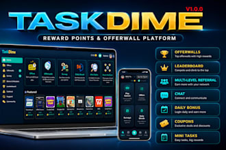 install taskdime, reward points, offerwall platform