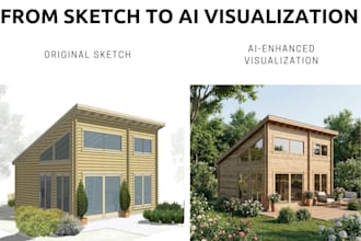 enhance sketchup exterior renders using ai