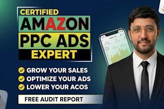 setup, manage and optimize amazon PPC campaigns, amazon ads expert