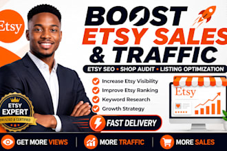 do etsy shop promotion, etsy SEO, boost etsy sales and increase etsy traffic