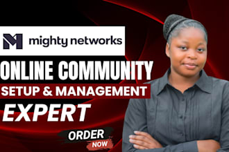 setup mighty network, online course creation mighty network membership website