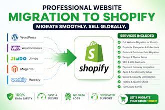 migrate wordpress wooecommerce jimbo magneto qudar weebly to shopify