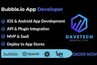 bubble io app developer, bubble io mobile app, bubble mvp, saas, API integration