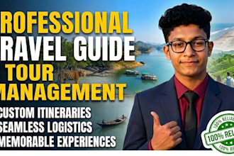 be your professional travel guide and manager