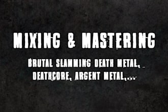 mix and master your extreme metal release