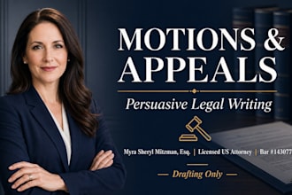 draft persuasive legal motions, responses, or an appellate brief